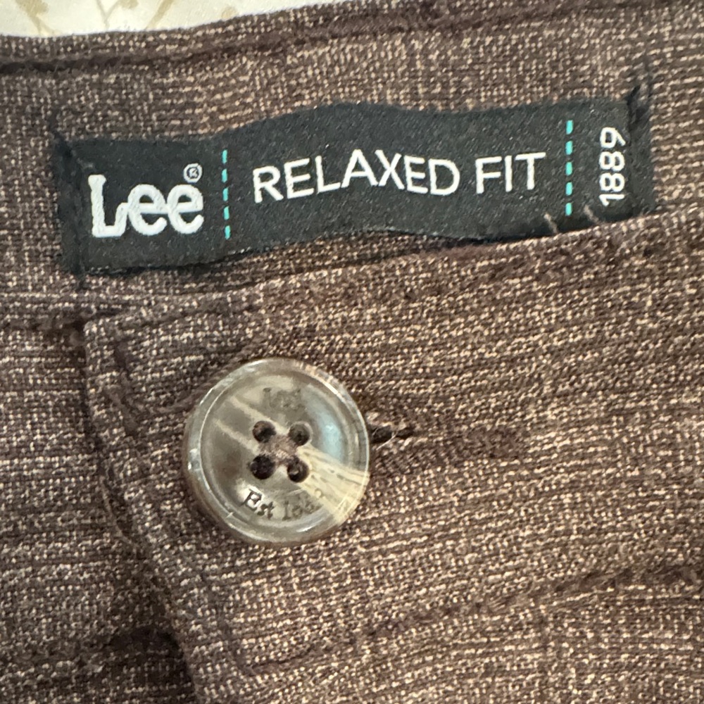 Lee Relaxed Fit Women’s Brown Pants